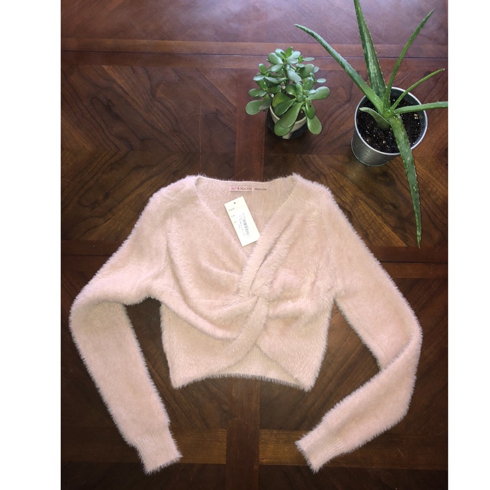 Fuzzy Crop Boutique Sweater